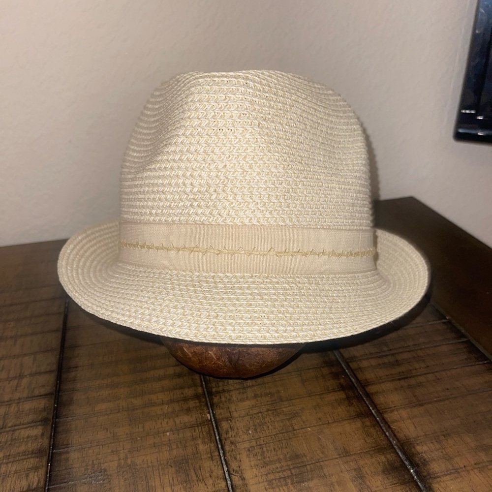 Nine West Cream Straw Hat